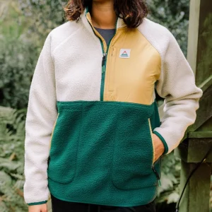 Polaire en Sherpa Recyclé Home - Fôret tropicale/Avoine