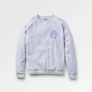 Sweatshirt en Coton Bio Fade - Lilac Mist Chiné