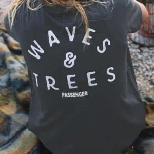 T-shirt en Coton Recyclé Penida - Charbon