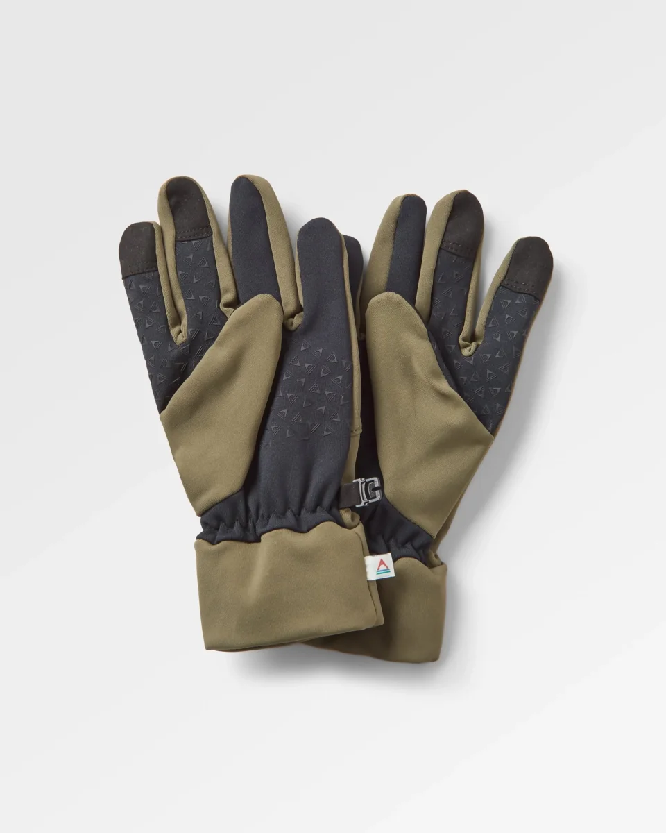 Gants Écran Tactile Recyclés Jacks 2.0 - Kaki