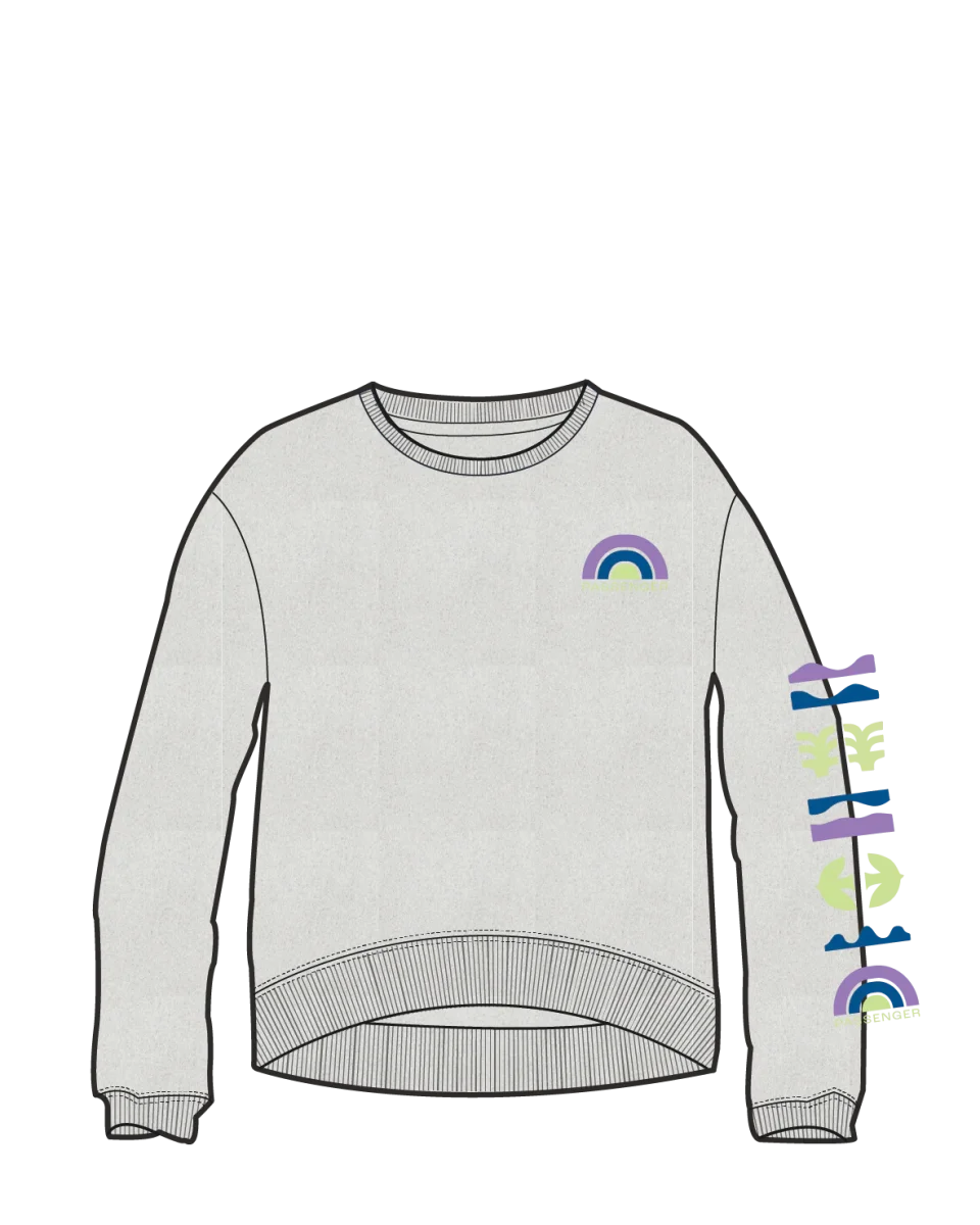 Sweatshirt Recyclé Papercut - Gris Chiné – Image 6