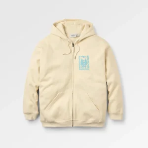 Sweat à capuche zippé intégral Tall Pines - Bouleau