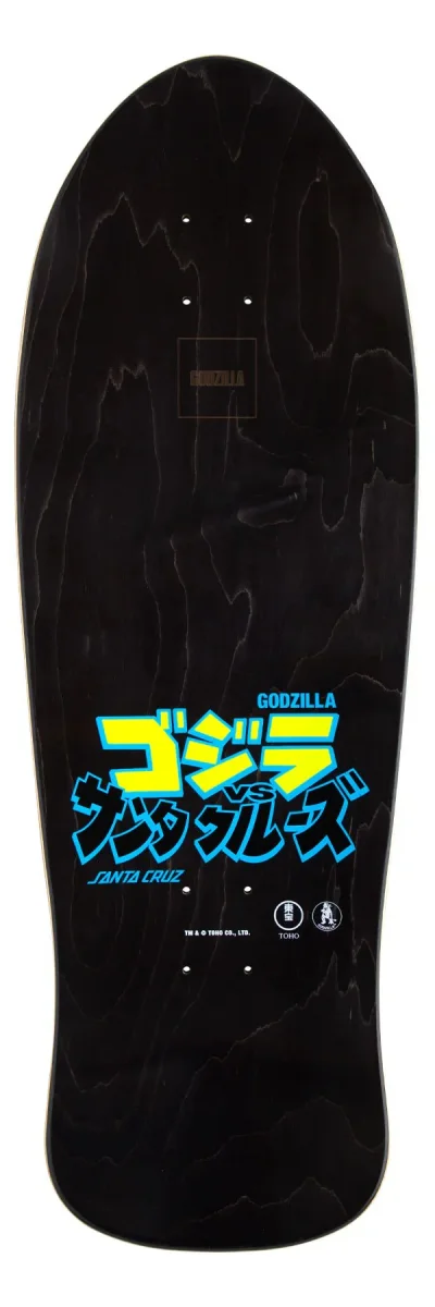 10.538in Godzilla Mothra Natas Santa Cruz Skateboard Deck – Image 2