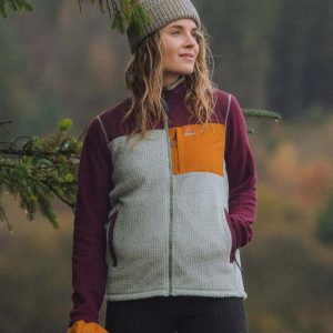 18PzgadamX-lqCECQYT0B9J3YAZ4GnmHC1vSGLIfr8U.jpgv1763980209 Veste en polaire recyclée pour femmes Venturescape - Fig/Pistachio