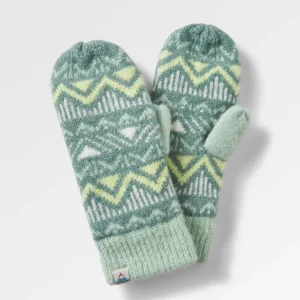 Moufles doublées en polaire recyclée Nettle - Arctic