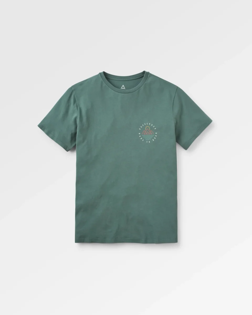 T-shirt en Coton Recyclé Escapism - Vert Fôret – Image 6