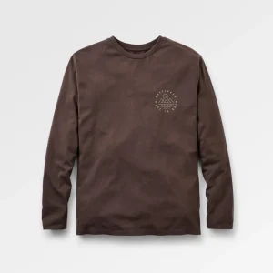 T-shirt à manches longues recyclé Escapism - Espresso