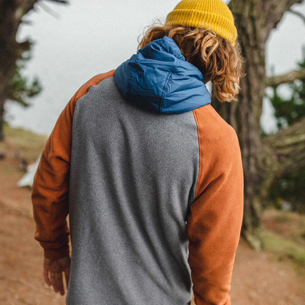 Woodland 1/2 Zip Polaire Recyclé - Gris Chiné – Image 5