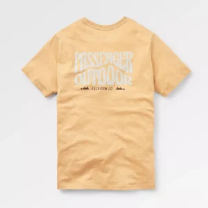 T-shirt en Coton Bio Yuca - Ocre Poussiéreux Marl