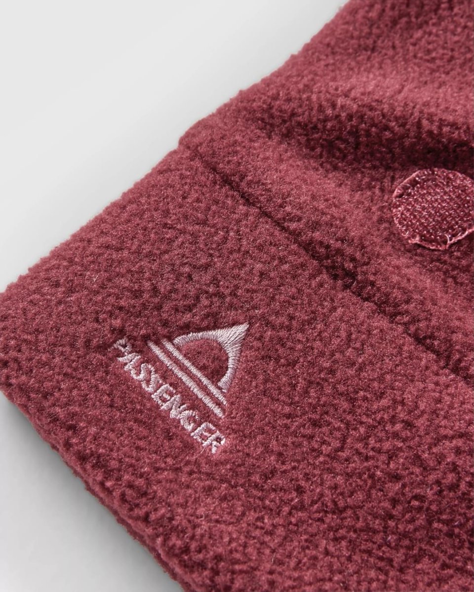 Mitaines Convertibles Polaires Recyclées Stem - Vin – Image 3