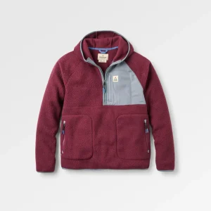 Ventura 1/2 Zip Recycled Sherpa Fleece - Fig