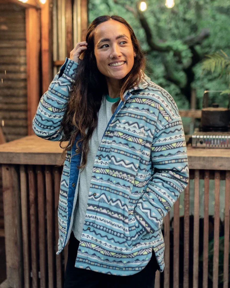 Chemise en polaire recyclée doublée sherpa Orion - Mountain Geo Arctic