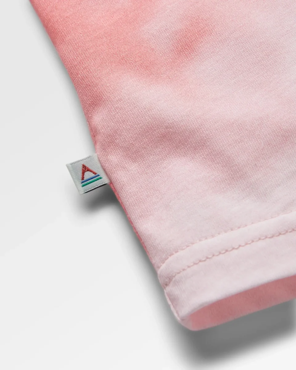 T-shirt en coton bio Discovery - Tie Dye Shell Pink – Image 4