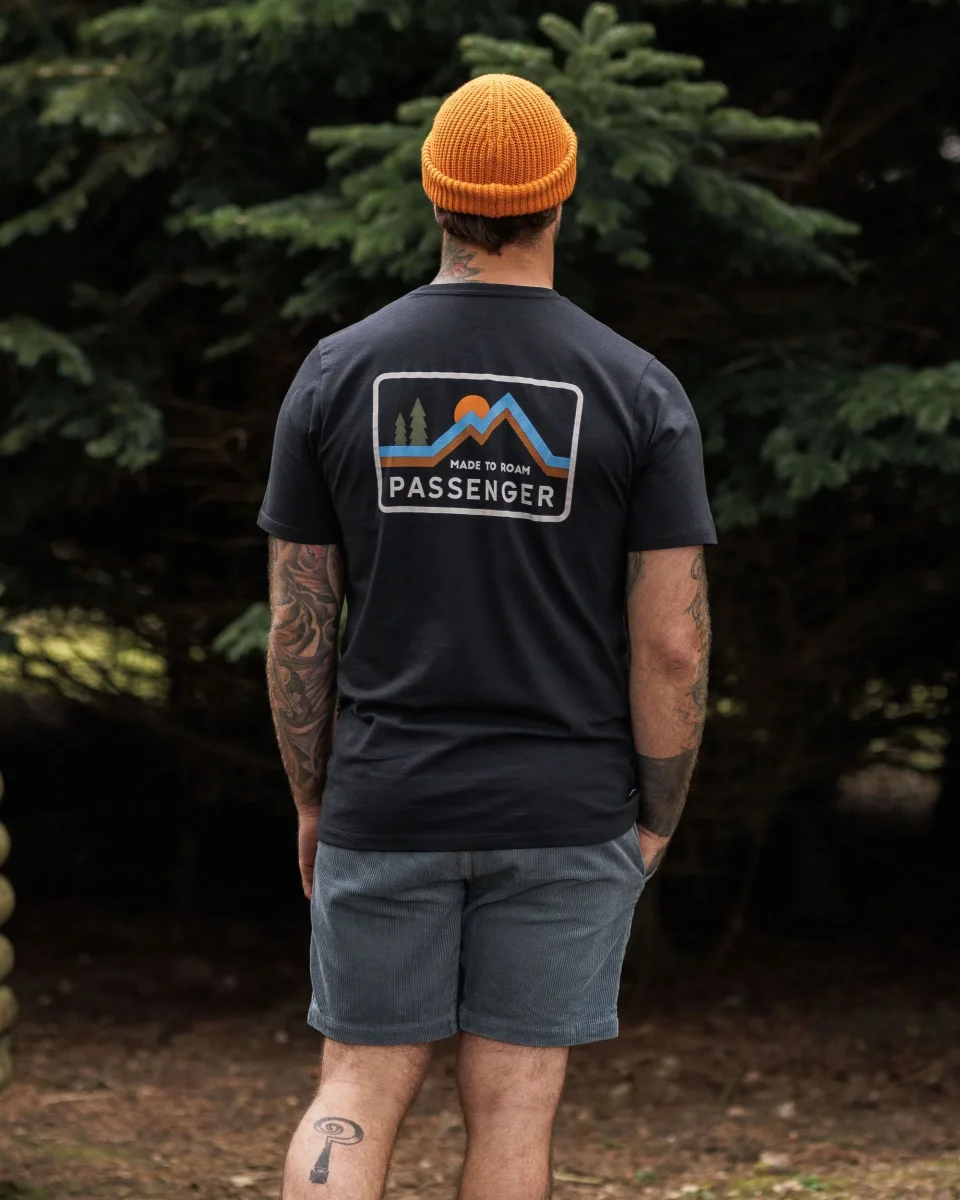 T-shirt en coton recyclé - Noir