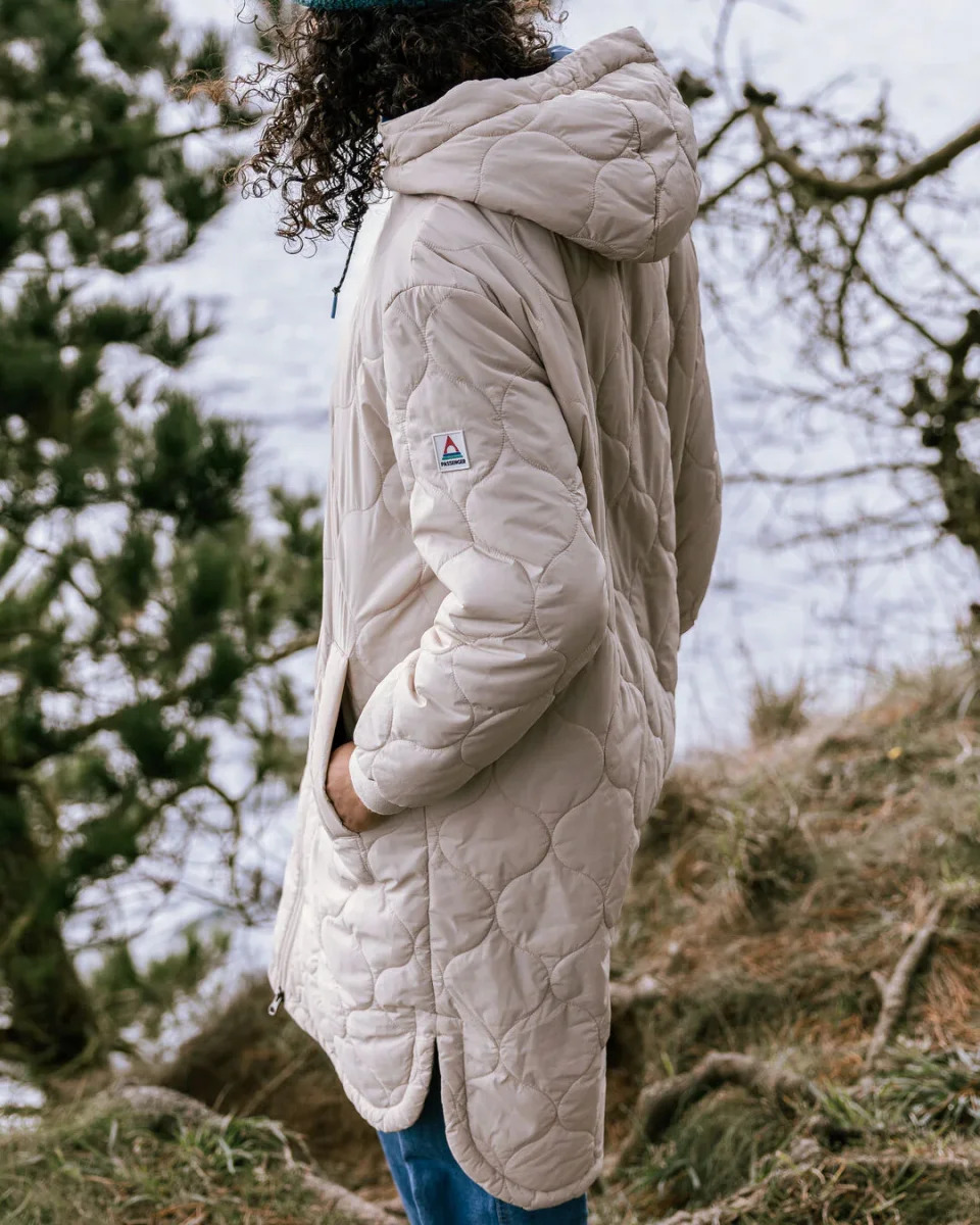 Parka Longue Isolante Recyclée Flora 2.0 - Poivre Blanc – Image 2