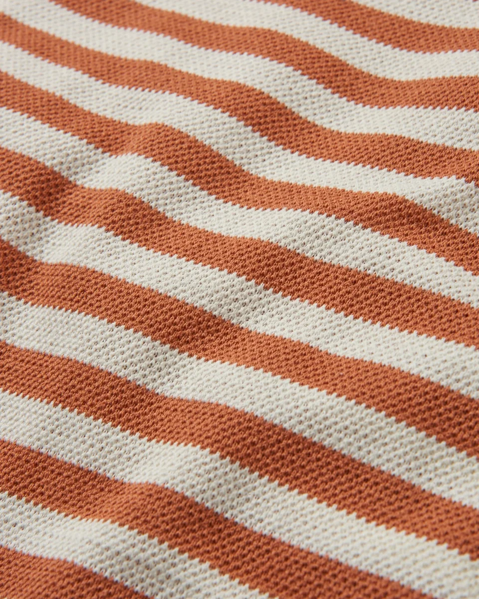 T-shirt en coton recyclé Panorama - Gingembre glacé – Image 4