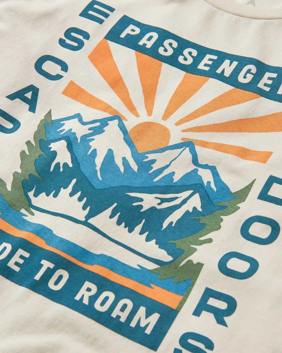 T-shirt manches longues en coton recyclé oversize Solitude - Birch – Image 6