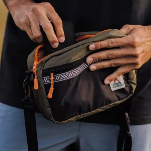 Sac Banane Recyclé Mainland - Vrai Noir/Kaki