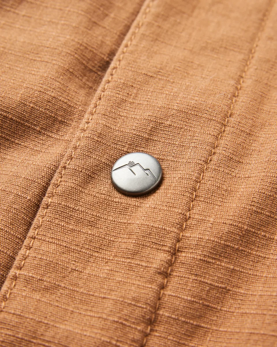 Surchemise doublée en flanelle Way - Toffee – Image 3