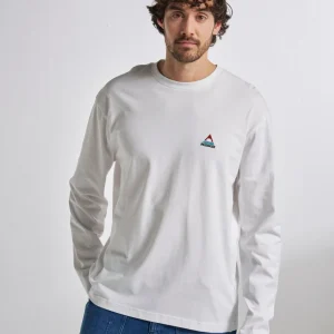 T-Shirt Bio à Manches Longues Coupe Décontractée Vita - Blanc