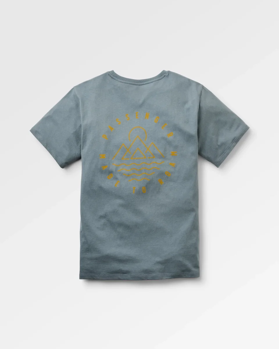 T-shirt en coton recyclé Escapism - Gris orageux – Image 2