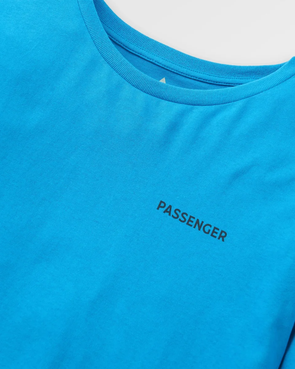 T-shirt Recyclé à Manches Longues Scape - Bluejay – Image 3