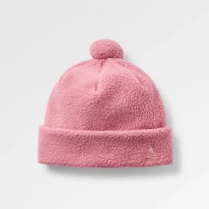 Bonnet sherpa recyclé Snow - Rose Haze