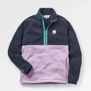 Polaire en Polartec® Recyclé Highland - Lilas/Bleu Marine Profond