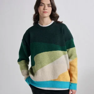 Pull Scenic en maille recyclée - Scenic Dark Fern