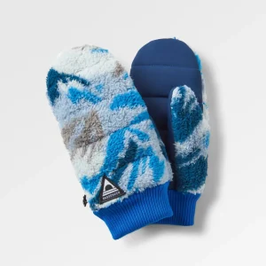 Moufles Sherpa Recyclées Avalanche - Abstract Mountain Blue Steel