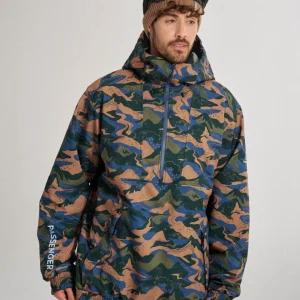 Pullover Softshell Recyclé pour Homme Snowscape - Adventure Dark Fern