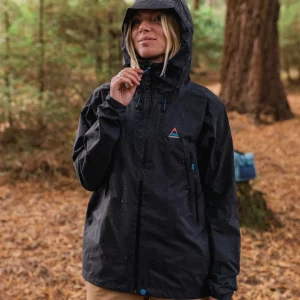 Veste imperméable recyclée Trailscape Light femme - noir
