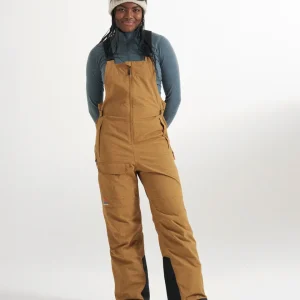 Snowscape Women's Recycled Bibpant - Toffee