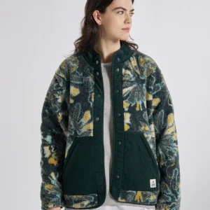 Polaire sherpa Clover - givre fougère foncée