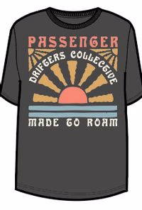 T-shirt en Coton Recyclé Oversize Drifters - Noir Charbon – Image 9