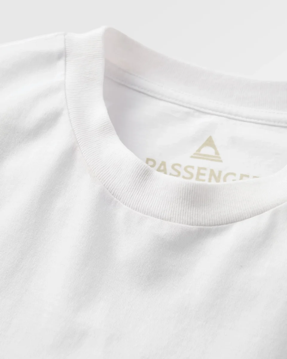 T-shirt Recyclé Décontracté Heritage - Blanc – Image 4