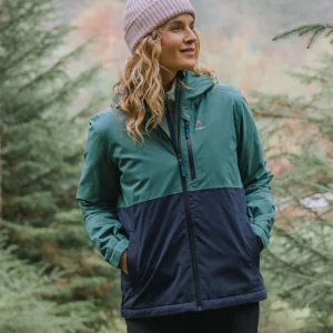 Veste Imperméable Isolée Élevée - Deep Ocean/Rich Navy