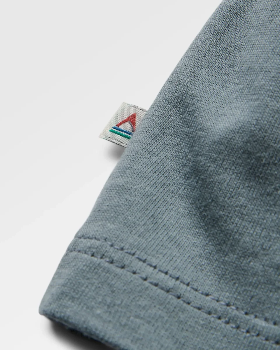 T-shirt en coton recyclé Escapism - Gris orageux – Image 6