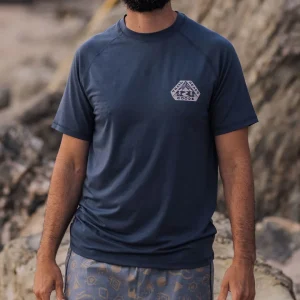 T-shirt Active Recyclé Roam - Denim Foncé