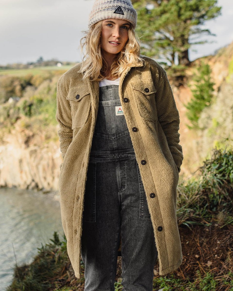 Chemise en Sherpa Recyclé à Poils Profonds Nuageux - Biscuit – Image 3