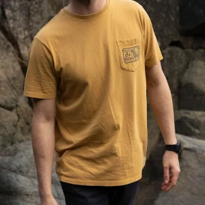 T-shirt de poche Nowhere Bound - Ocre Poussiéreux