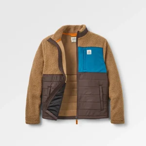 Veste polaire sherpa Born Explorer - Caramel/Espresso