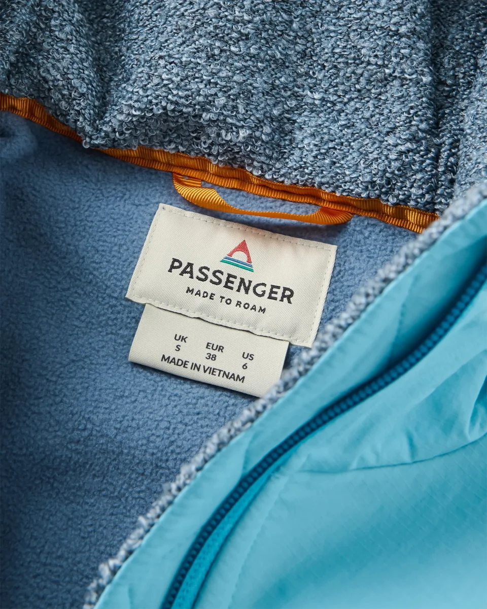 Veste Polaire Coupe-Vent Intégrale - Stormy Blue/Retro Blue – Image 4