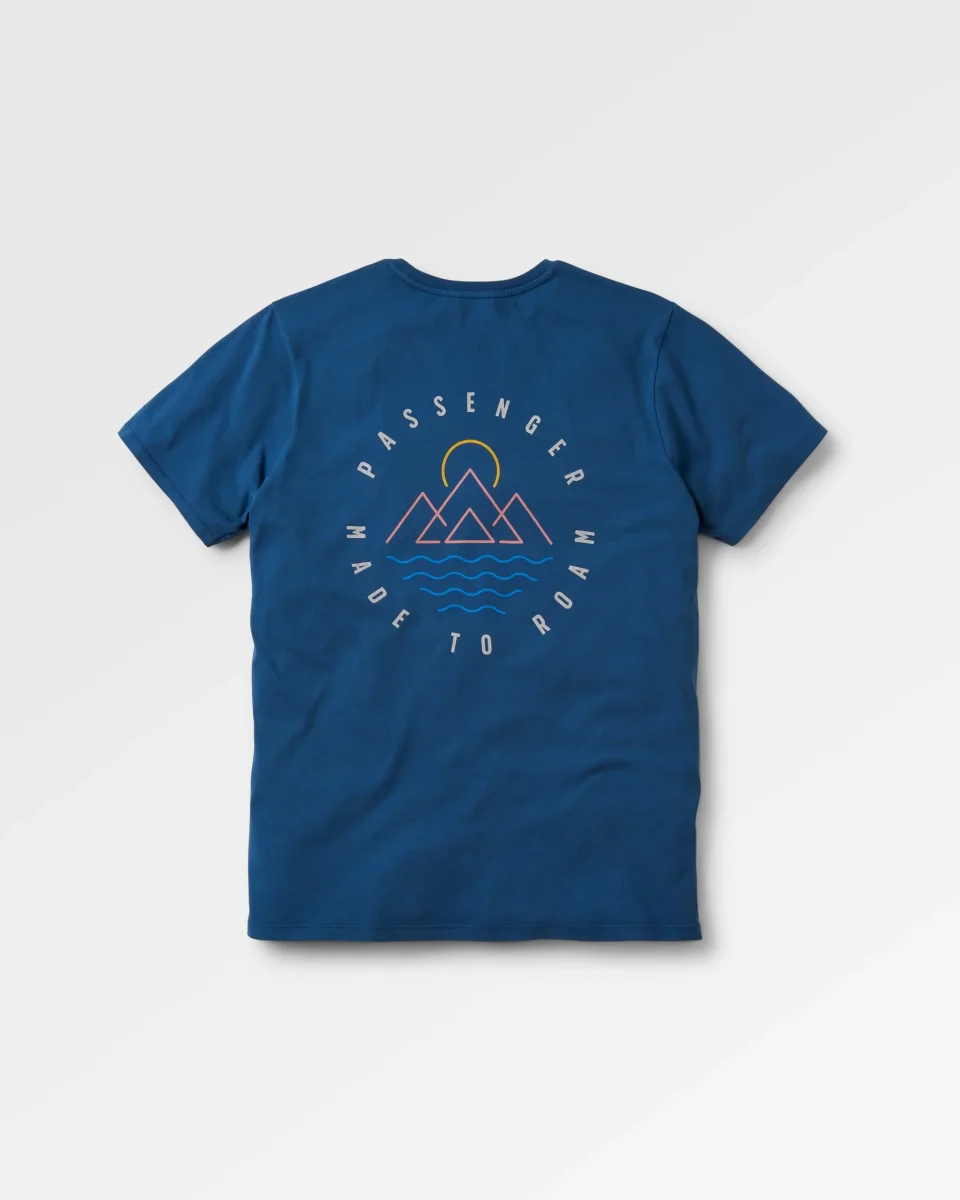 T-shirt en Coton Recyclé Escapism - Denim Foncé – Image 2