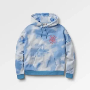 Redécouvrez le Sweat à Capuche Imprimé - Tie Dye Cornflower