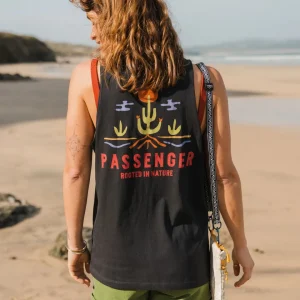 Gilet en coton recyclé planté - Noir