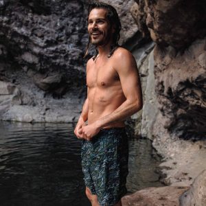 Short de Bain Polyvalent Porto Recyclé - Courant Océanique Noir