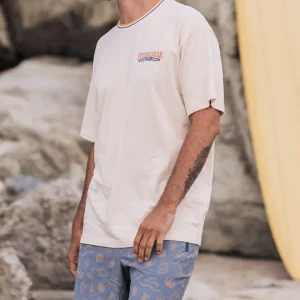 T-shirt Relaxed Fit Recyclé Lauca - Bouleau