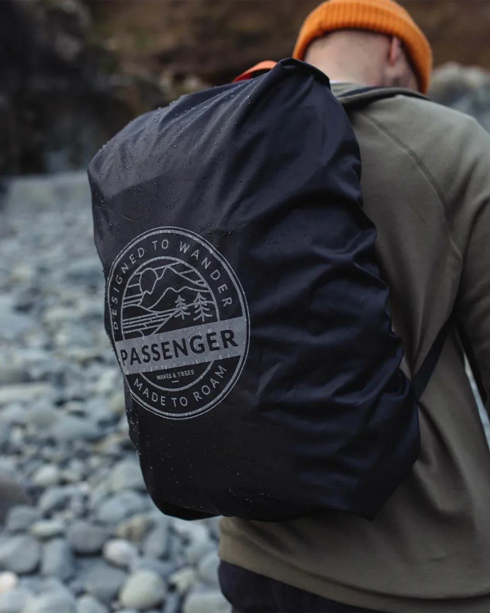 Housse de Sac à Dos Recyclée (18-35L) - Noir