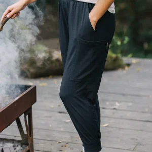 Pantalon en Coton Recyclé Day Dream - Noir